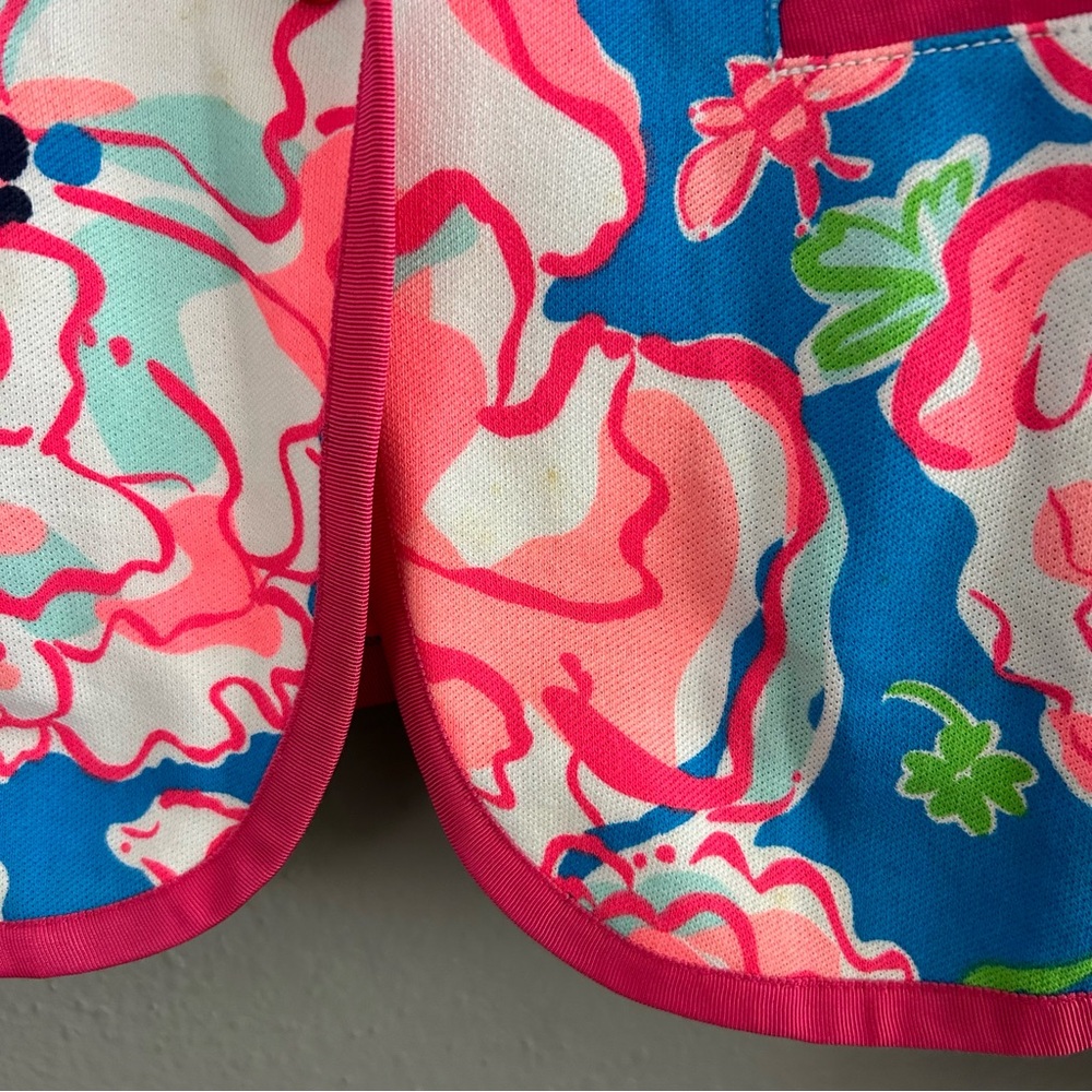 Lilly Pulitzer Malibu Blazer Jacket Flutter Blue Lucky Charm Multicolor XS - Picture 4 of 12